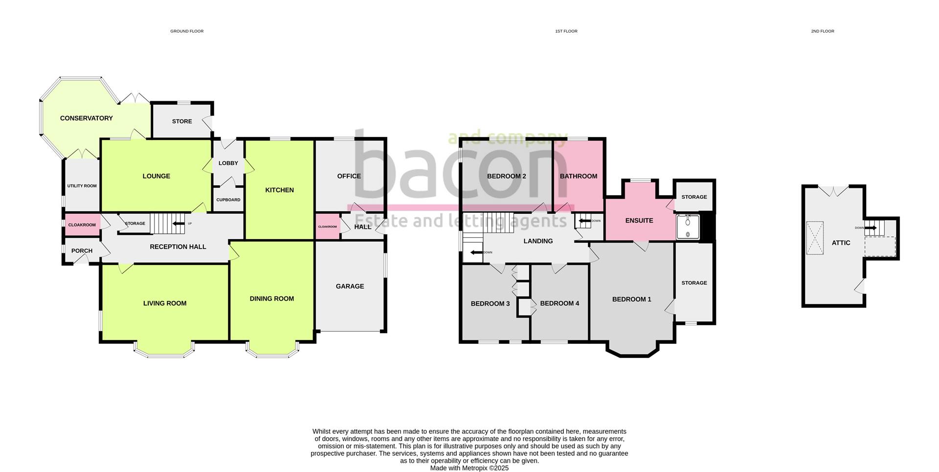 Floor Plan | House - Detached | Second Avenue, Worthing | For Sale